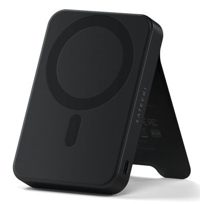 Powerbank Satechi OntheGo Powerbank 10K - magnetyczny powerbank z podstawką 10k mAh kompatybilny z MagSafe i Qi2 (black)
