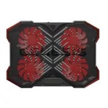 GENESIS Oxid 260 podkładka chłodząca do laptop 43,9 cm (17.3") 1010 RPM Czarny, Czerwony