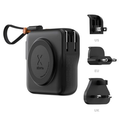 5. Xtorm XTPP101 bank mocy Litowo-polimerowy (LiPo) 10000 mAh Bezprzewodowe ładowanie Czarny