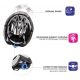 35. Kask rowerowy Meteor Shimmer 24756-24758 