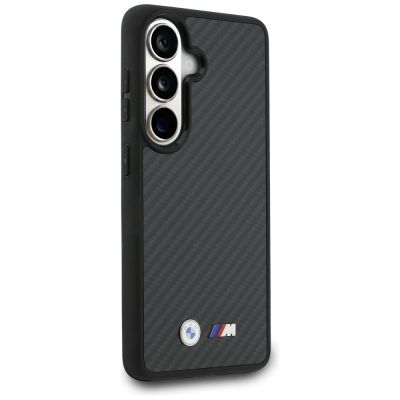 4. Etui BMW M Kevlar Logo MagSafe na Samsung Galaxy S26 - czarne