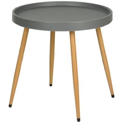 5. ZESTAW MEBLI BALKONOWYCH STÓŁ I 2 KRZESŁA SZARY