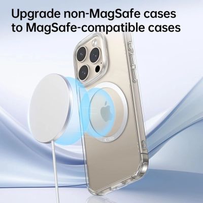 7. Pierścień Tech-Protect MMP-110 2w1 MagSafe - srebrny / srebrny