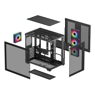 23. DeepCool CG530 4F Midi Tower Czarny