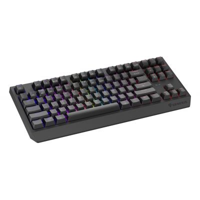 3. GENESIS Thor 230 TKL klawiatura Gaming USB + RF Wireless + Bluetooth QWERTY US English Czarny
