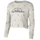 Bluza damska Nike NBA N31 Courtside Longsleeve Crop T-shirt Birch Heather - DA6810-051