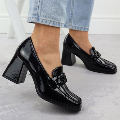 12. Półbuty na słupku Potocki W SZ12553 WOL289A