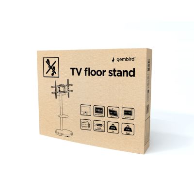 10. GEMBIRD STOJAK NA TELEWIZOR 37" - 86", BIAŁY
