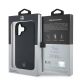 8. Etui Mercedes Textured And Plain Leather MagSafe na iPhone 16 - czarne