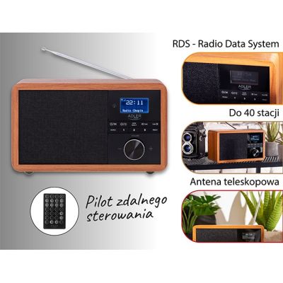 14. Radio DAB+ ADLER AD 1184