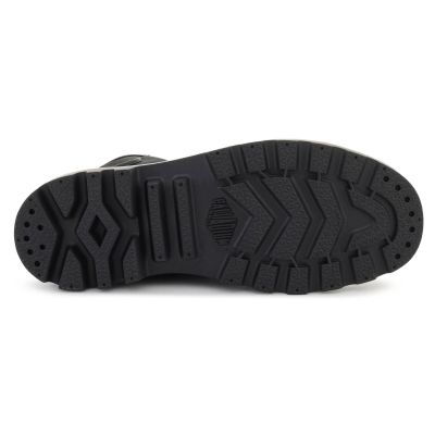 7. PALLADIUM PAMPA HI HTG LACE BLACK 94989-008