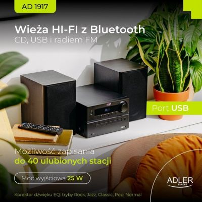 3. Wieża bluetooth ADLER AD 1917