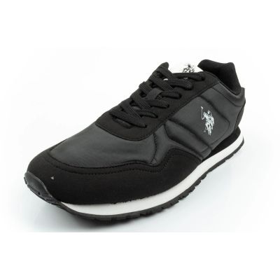 3. U.S Polo Assn buty sportowe sneakersy męskie modne wygodne czarne
