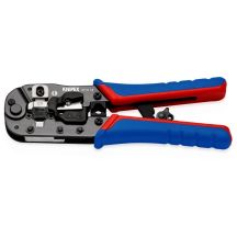 Knipex 97 51 13 zaciskarka kablowa Narzędzie do zaciskania Czarny, Niebieski, Czerwony