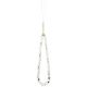 2. Etui Guess IML Flowers Electro Pearl Strap MagSafe na iPhone 17 - białe