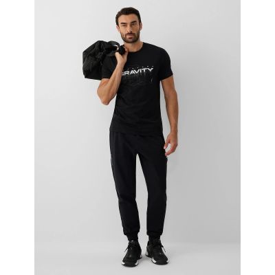 4. T-shirt slim z nadrukiem męskii 4F 4FRAW26TTSHM4667-20S
