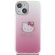 3. Etui Hello Kitty IML Gradient Electrop Kitty Head na iPhone 15 - różowe