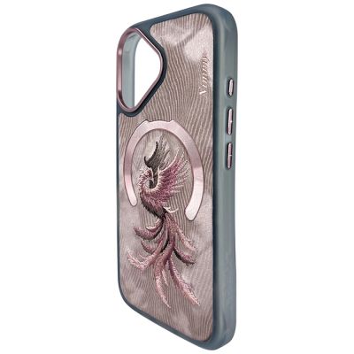 2. Etui Nimmy Magnetic Fantasy Animal MagSafe na iPhone 16 - różowo-złote