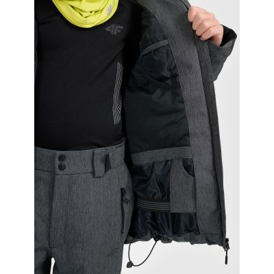 7. Kurtka snowboardowa membrana 10000 dziecięca 4F 4FJRAW25TTJAU1039-20S