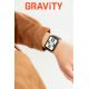 3. Smartwatch Gravity Biało Czarny 2 Paski GT17-8