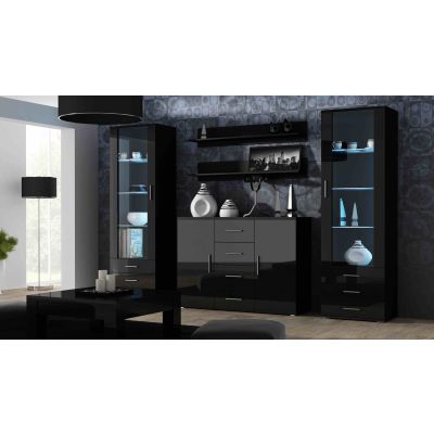 Witryna SOHO S1 czarny/ czarny połysk