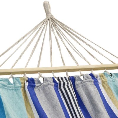 10. HAMAK OGRODOWY 1 OSOBOWY 200X100CM Z DRĄŻKIEM 1052199