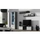 2. Witryna SOHO S1 szary/ biały połysk
