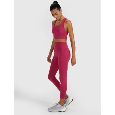 Legginsy treningowe 7/8 z wysokim stanem damskie 4F 4FWAW25TFTIF361-60S
