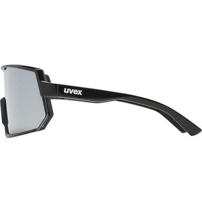 3. Uvex sportstyle 235 Okulary do wielu sportów Unisex Półobwódkowe Czarny