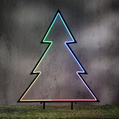 6. NEON CHOINKA 150 LED RGB PILOT 32 FUNKCJE TIMER 53x75CM LUCA