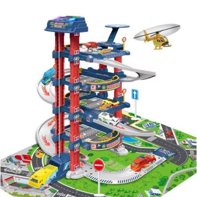 4. Extralink KIDS PARKING SAMOCHODOWY GARA? Z ELEKTRYCZN? WIDN? AUTKA SAMOCHODZIKI DLA DZIECI
