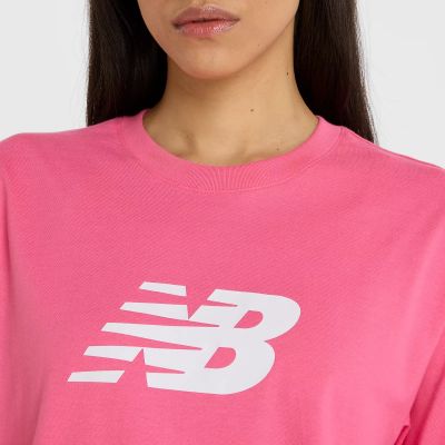 3. Koszulka New Balance Sport Jersey Relaxed Logo W WT43583DAB