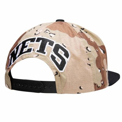 2. Czapka z daszkiem Mitchell & Ness NBA Brooklyn Nets Choco Camo - HHSS1101-BNEYYPPPCAMO