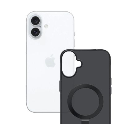 12. Etui 3mk Smoke Case Mag&Stand na iPhone 17 - czarne