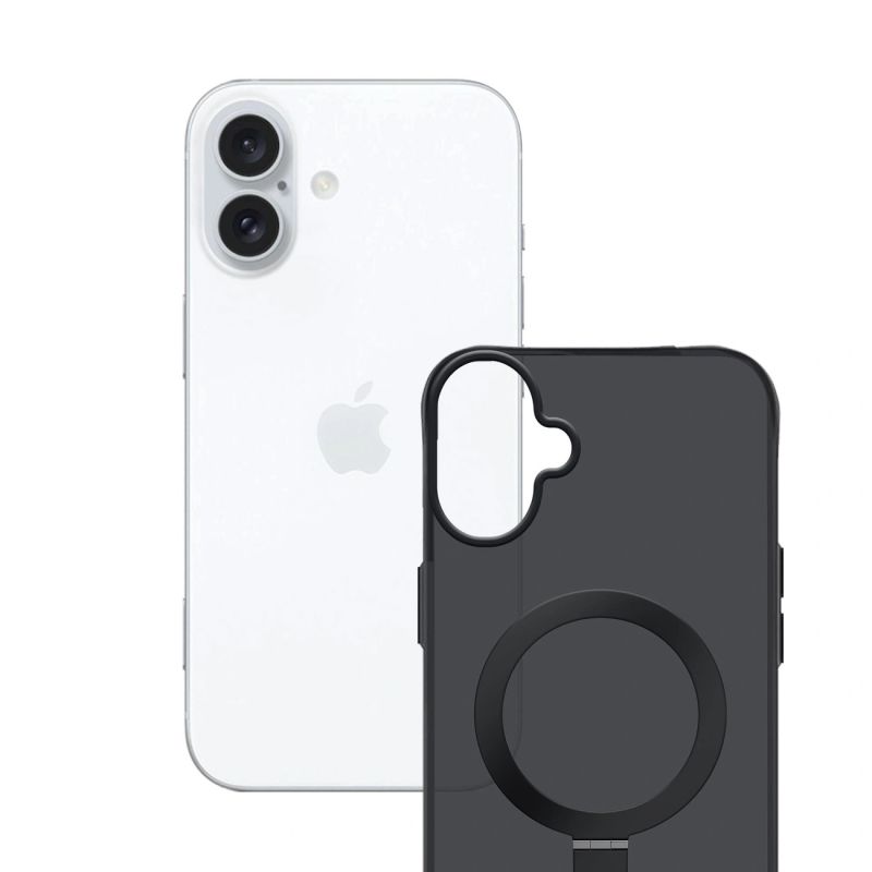 12. Etui 3mk Smoke Case Mag&Stand na iPhone 17 - czarne