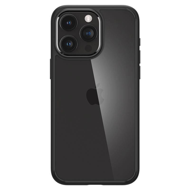 7. Etui Spigen Crystal Hybrid na iPhone 15 Pro - czarne