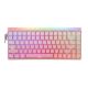 17. Klawiatura gasket HERO84 HE PINK+Gradient+Contour Dragon King switch RGB AULA