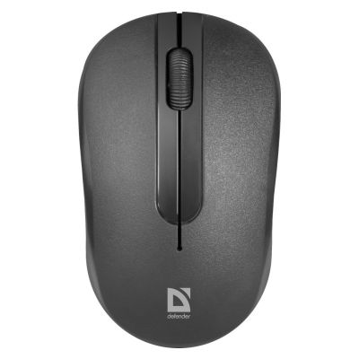 2. DEFENDER MYSZ BEZPRZEWODOWA HIT MM-495 RF OPTIC CZARNA 1600DPI 3P 52495