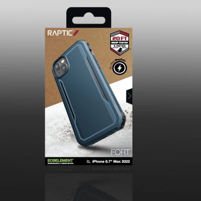 5. Raptic X-Doria Fort Case etui iPhone 14 Plus z MagSafe pancerny pokrowiec niebieski