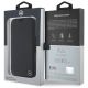 8. Etui Mercedes Leather Wood Imitation na iPhone 16 - czarne