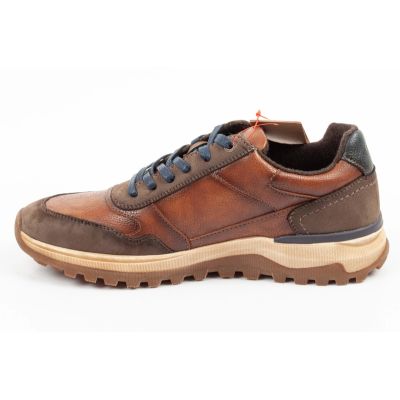 3. Wrangler buty męskie sneakersy Wriv buty casualowe brązowe