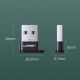 12. Adapter Ugreen US280 50568 USB-C 3.1 (żeński) / USB-A 2.0 (męski) - czarny