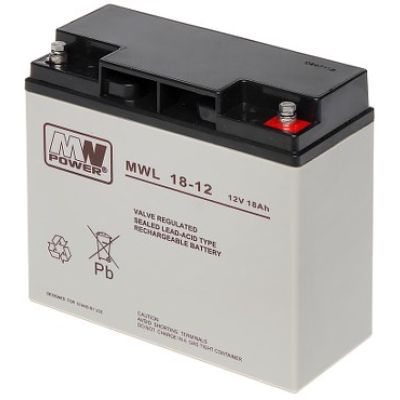 Akumulator MW Power AGM MWL 18-1212V/18Ah 181*77*167 (M5)