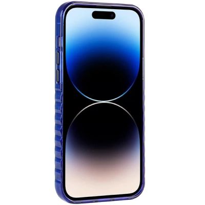 3. Etui Audi IML MagSafe na iPhone 14 Pro - niebieskie