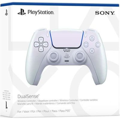 23. Kontroler Sony PS5 Dualsense v2 Chrome Pearl