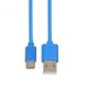2. Kabel IBOX IKUMTCB (USB 2.0 typu A - USB typu C ; 1m; kolor niebieski)