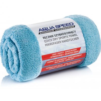 2. Ręcznik Aqua-speed Dry Coral 350g 50x100 jasny niebieski 02/157