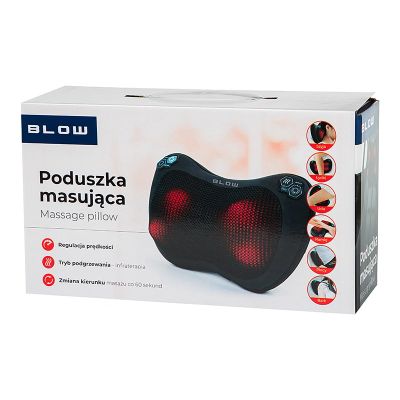 4. BLOW PODUSZKA MASUJĄCA SHIATSU MASAŻER BLACK