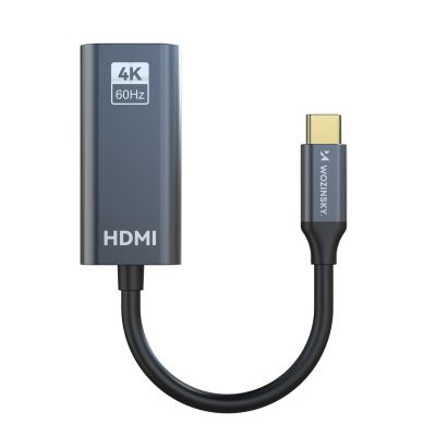 Adapter Wozinsky WACH-01 USB-C - HDMI 4K 60Hz - czarny