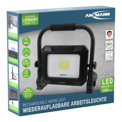 7. Przenośne światło przemysłowe Ansmann FL50W-R 50 W 4500 lm światło dzienne